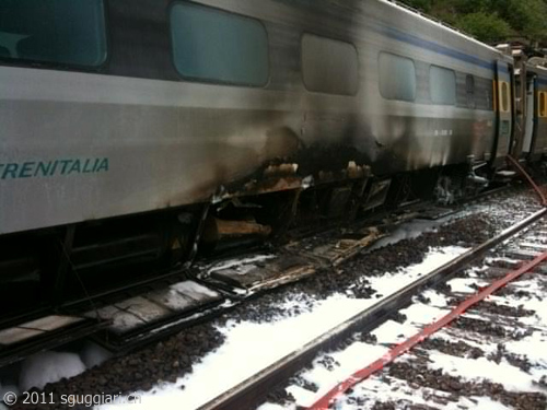 Incendio ETR 470.007 Trenitalia tra Piotta ed Airolo